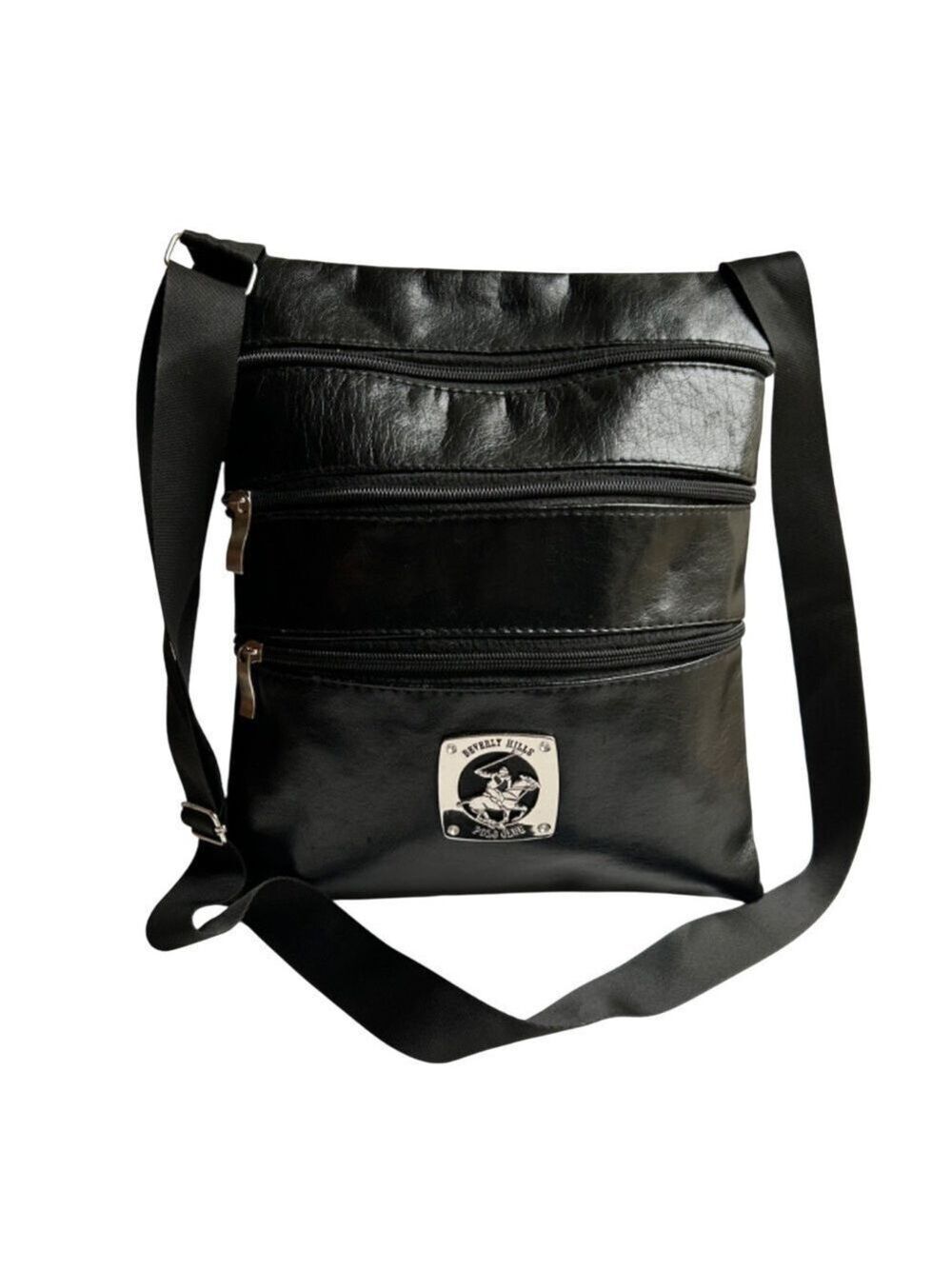 Beverly Hills Polo Club Vegan Leather Crossbody Bag
